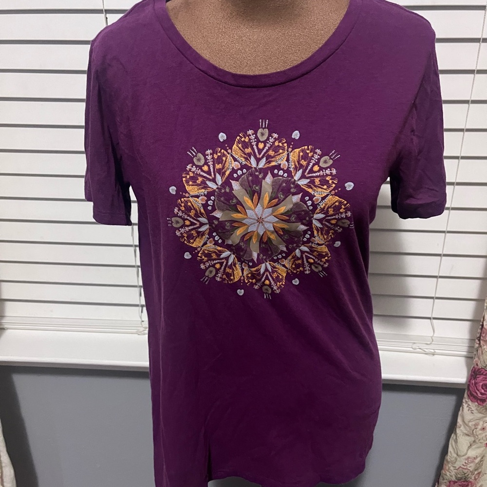 Purple Mandala Graphic Women's Top Columbia Brand
